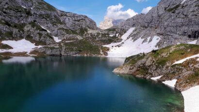 Coldai lake, Civetta, Dolomite, Italy